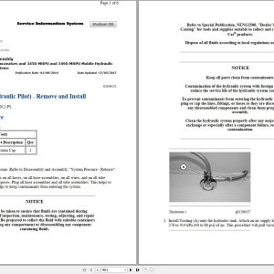 CAT Excavator 345D L EEH Operation Service Manual and Schematics 1