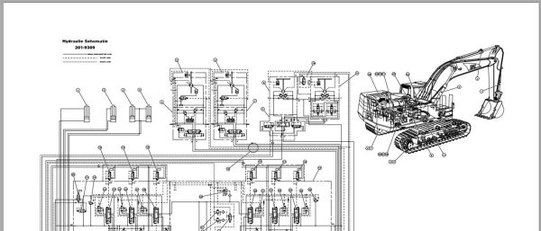 CAT Excavator 365B CFJ Operation Service Manual and Schematics 5