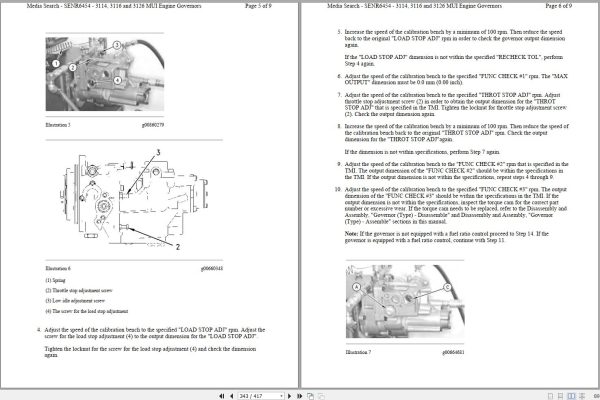 CAT Excavator E110B 8MF Operation Service Manual and Schematics 2