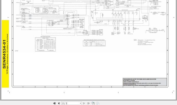 CAT Excavator E200B 6KF Operation Service Manual and Schematics 4