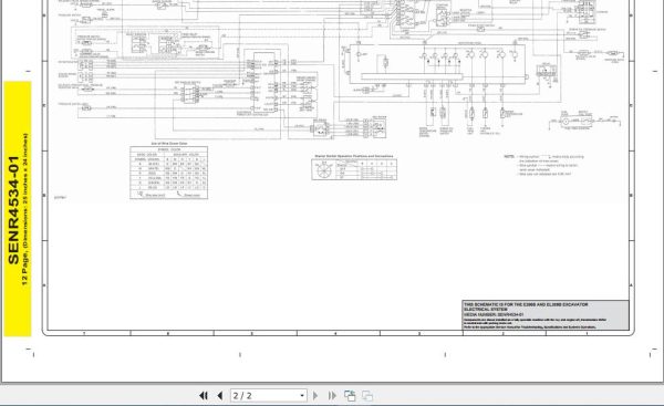 CAT Excavator EL200B 7DF Operation Service Manual and Schematics 4