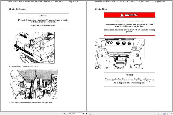 CAT Excavator EL300 4NF Operation Maintenance and Service Manual 3