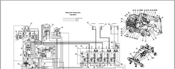 CAT Excavator M312 6TL Operation Service Manual and Schematics 5