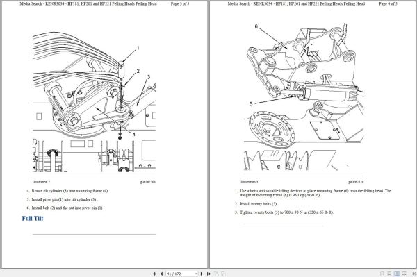 CAT Felling Head HF221 BXX Operation Maintenance Service Manual 3