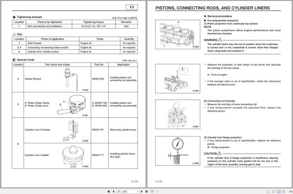 CAT Forklift DP100 DP115 DP135 DP150 Service Manual 99799 80110 4