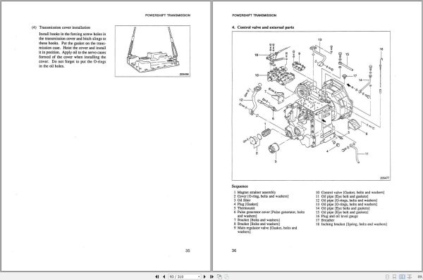 CAT Forklift DP60 DP70 Chassis Mast Service Manual 99709 86120 3