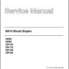 CAT Forklift DP80 DP90 Service Manual and Electrical Diagram 99709 89100 2