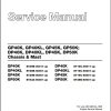 CAT Forklift GP40K GP50K DP40K DP50K Chassis Mast Service Manual 99739 66100 1