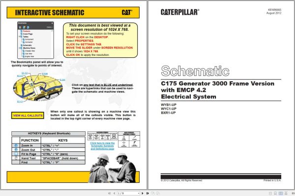 CAT Generator C175 16 WYC Operators Service Manual and Schematics 3
