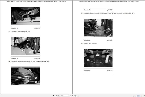 CAT Integrated Tool Carrier IT14G KZN Operators Service Manual and Schematics 2