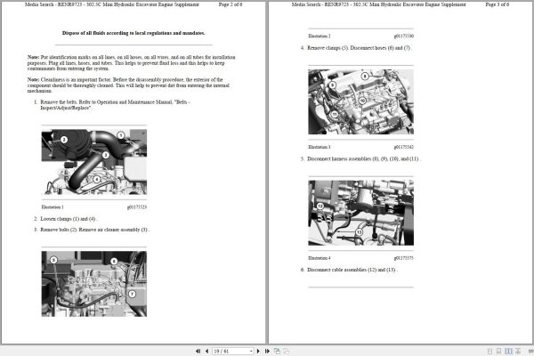 CAT Mini Hydraulic Excavator 302.5C GBB Operators Service Manual and Schematics 2