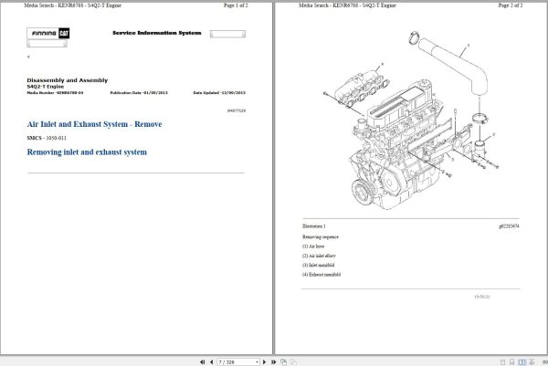 CAT Mini Hydraulic Excavator 305 CR DGT Operators Service Manual and Schematics 2