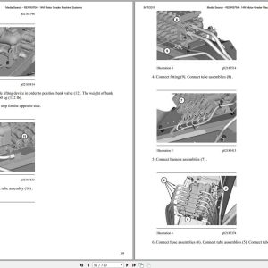 CAT Motor Grader 14M B9J Operators Service Manual and Schematics 2