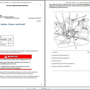 CAT Motor Grader 160H CCP Operators Service Manual and Schematics 1