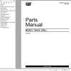 CAT Track Drill MD5075 Parts Manual EM002331 0 1