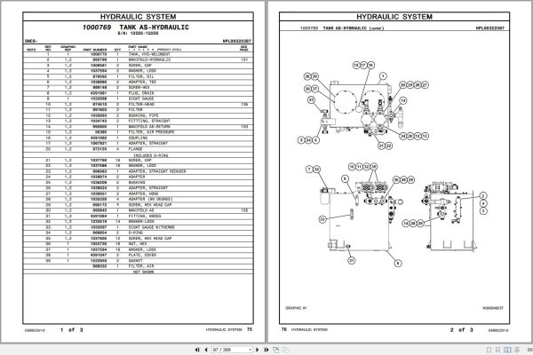 CAT Track Drill MD5075 Parts Manual EM002331 0 2