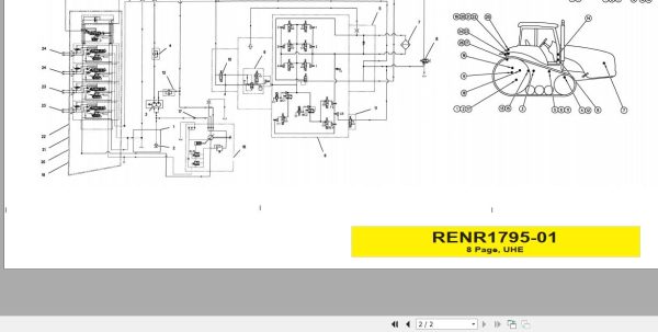 CAT Tractor Challenger 45 4KW Operators Service Manual and Schematics 5