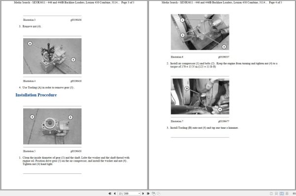 CAT Tractor Challenger 45 ABF Operators Service Manual and Schematics 2
