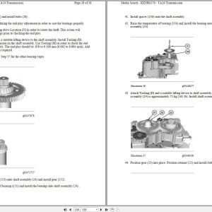 Caterpillar Agricultural Transmission TA19 M4WD XAE Operators Service Manual and Schematic 2