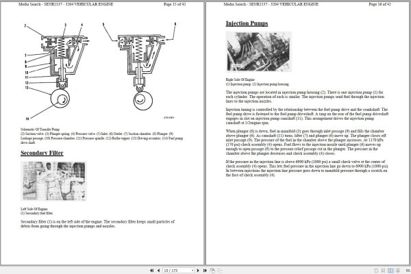 Caterpillar Engine 3204 45V Operation Disassembly and Assembly Manual 3