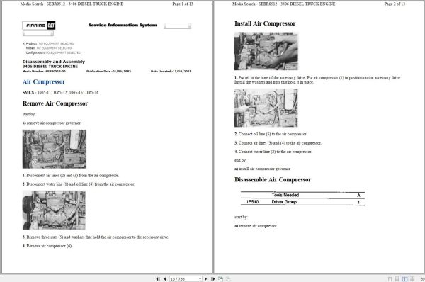 Caterpillar Engine 3406 92U Operation Maintenance and Service Manual 2
