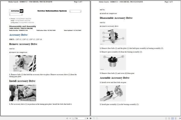 Caterpillar Engine 3406 92U Operation Maintenance and Service Manual 3