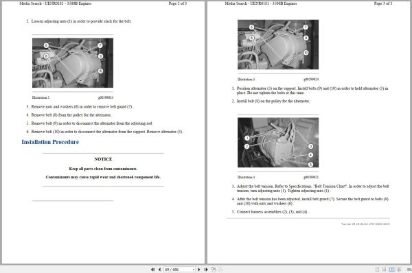 Caterpillar Engine 3512B 3512C Operators Service Manual and Electrical Schematics 2