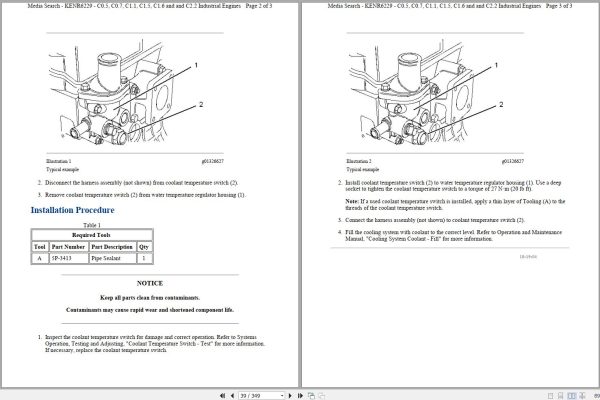 Caterpillar Engine C1.6 C6K Operation Maintenance and Service Manual 2