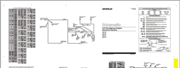 Caterpillar Engine C15 MXS Operators Service Manual and Electrical Schematics 3