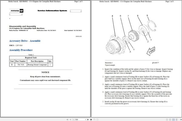 Caterpillar Engine C4.4 C4E Operation Maintenance and Service Manual 1