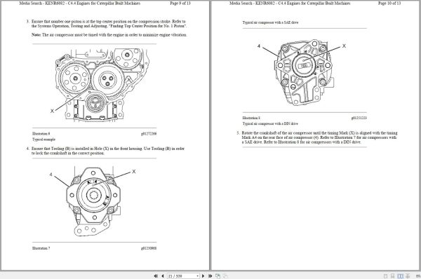 Caterpillar Engine C4.4 C4E Operation Maintenance and Service Manual 2