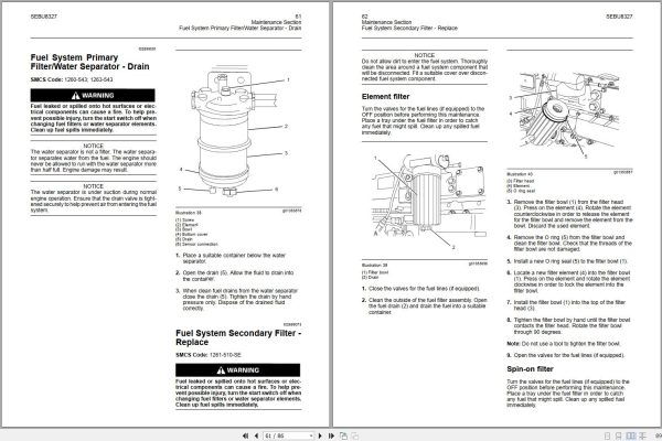 Caterpillar Engine C4.4 Mech Operation Maintenance Manual SEBU8327 2