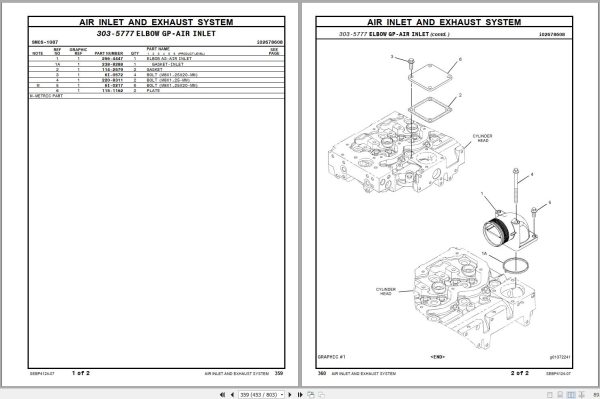 Caterpillar Engine C4.4 Part catalog SEBP4124 07 2