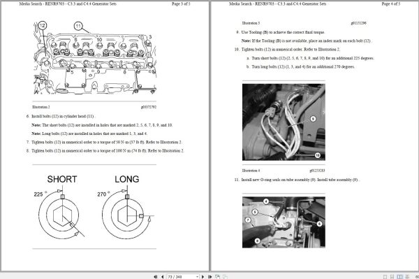 Caterpillar Engine C4.4 XYC Operators Service Manual and Electrical Schematics 2