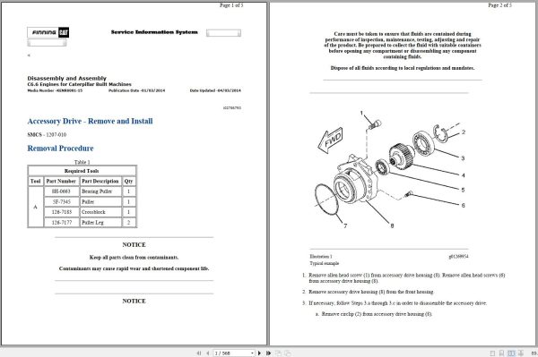 Caterpillar Engine C6.6 C6E Operation Maintenance and Service Manual 1