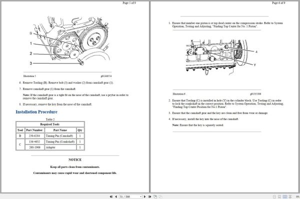 Caterpillar Engine C6.6 C6E Operation Maintenance and Service Manual 2