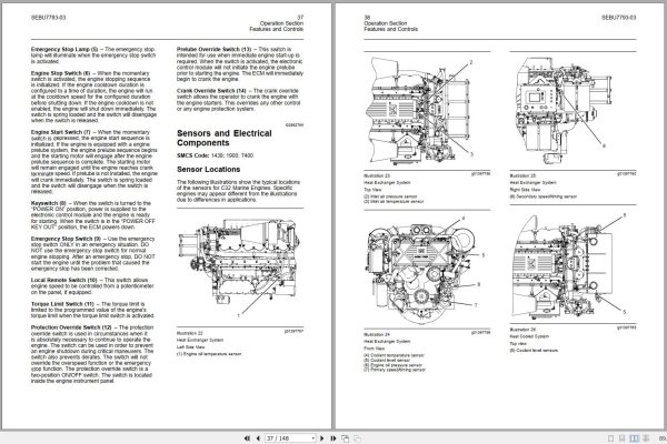 Caterpillar Engine C7 C9 C32 SDN Operation Maintenance Disassembly and Assembly Manual 4