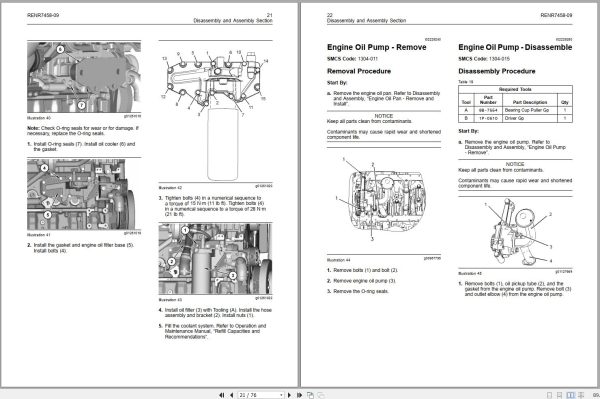 Caterpillar Engine C7 C9 Operation Parts and Service Manual 4