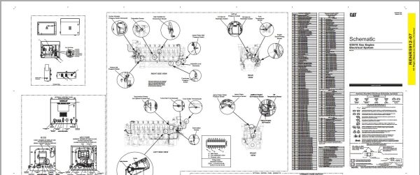 Caterpillar Engine G3616 BLB Operators Service Manual and Electrical Schematics 3