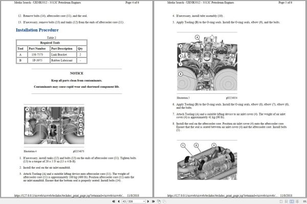 Caterpillar Petroleum Transmission TH48 E70 PLZ Operation Assembly Manual and Schematic 2