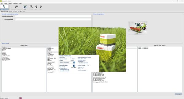 Claas Parts Doc 2.2 02.2025 869 EPC Spare Parts Catalog 1