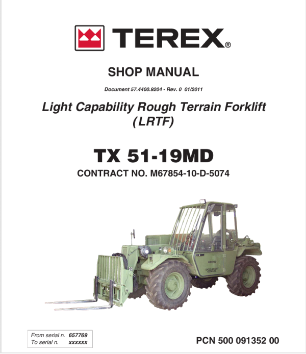 Genie Lift Truck 64.5GB Operators Parts Service Manuals Schematics 3