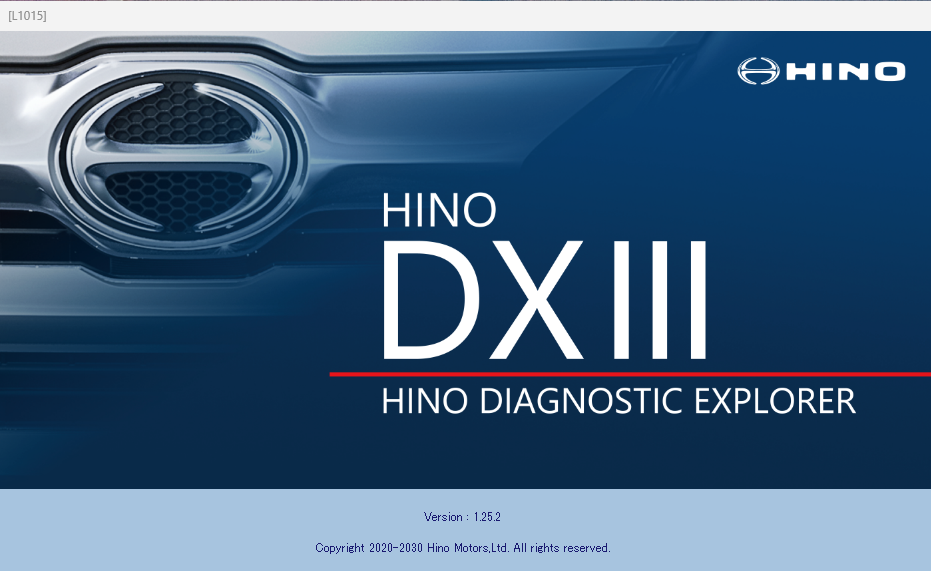 Hino DX3 Ver.1.25.2 02.2025 Diagnostic Solution 1