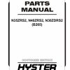 Hyster Forklift B265 N35ZRS2 N40ZRS2 N30ZDRS2 Parts Manual 4075009 04 2024