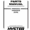Hyster Forklift D236 H400XD36 H400XDS36 H450XD36 H450XDS36 Parts Manual 4305332 04 2024