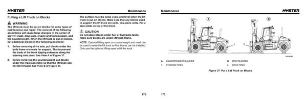 Hyster Forklift D236 H400XD36 H450XD36 H400XDS36 H450XDS36 Operator Manual 4305340 04 2024 1