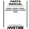 Hyster Forklift H008 H550HD to H700HDS Parts Manual 4117429 03 2024