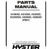Hyster Forklift P007 H190XD H210XD H230XD H230XDS H250XD H280XD Parts Manual 4268067 03 2024