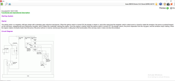 Isuzu IDSS USA 02.2025 Diagnostic Service System 4