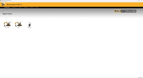 JCB ServiceMaster4 02.2025 V25.1.4 Diagnostic Solution 10